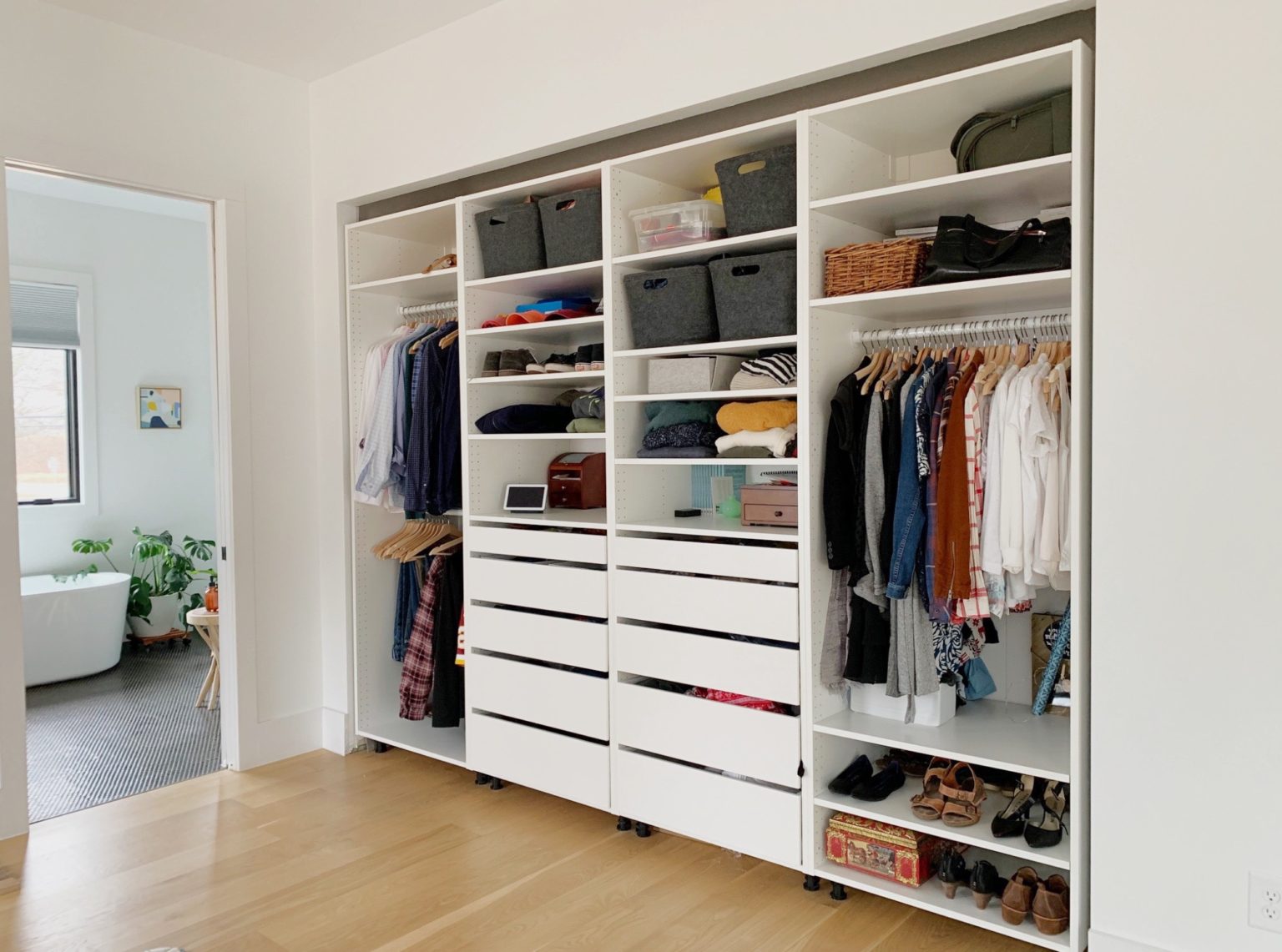 How I Created a Built-in Closet [with Ikea + Semihandmade] - Raising Simple